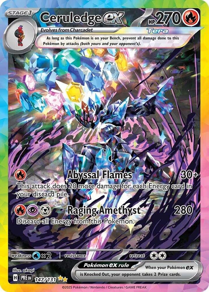 Ceruledge ex (147/131) [Scarlet & Violet: Prismatic Evolutions] | Total Play