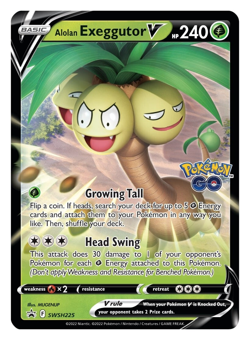 Alolan Exeggutor V (SWSH225) [Sword & Shield: Black Star Promos] | Total Play