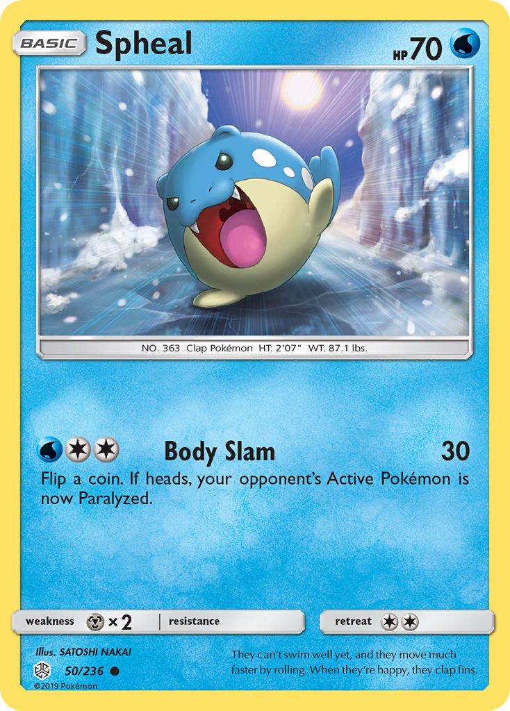 Spheal (50/236) [Sun & Moon: Cosmic Eclipse] | Total Play