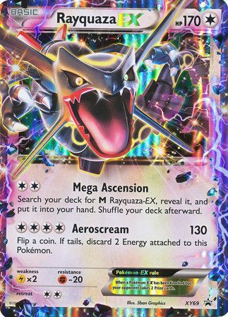 Rayquaza EX (XY69) (Jumbo Card) [XY: Black Star Promos] | Total Play