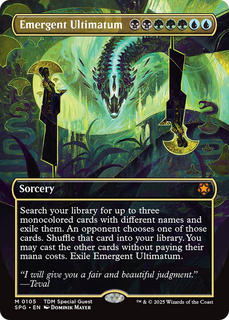 Emergent Ultimatum (Borderless) [Tarkir: Dragonstorm Special Guests] | Total Play