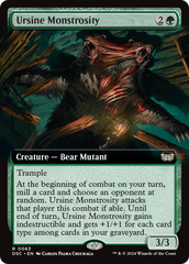 Ursine Monstrosity (Extended Art) [Duskmourn: House of Horror Commander] | Total Play