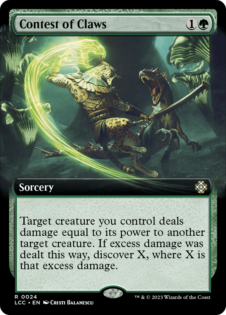 Contest of Claws (Extended Art) [The Lost Caverns of Ixalan Commander] | Total Play