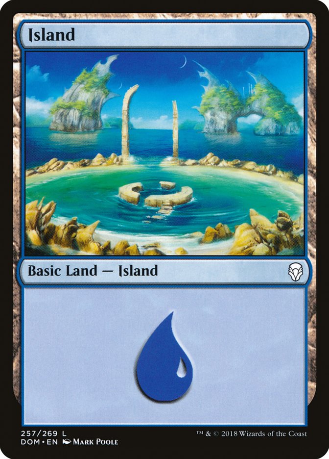 Island (257) [Dominaria] | Total Play