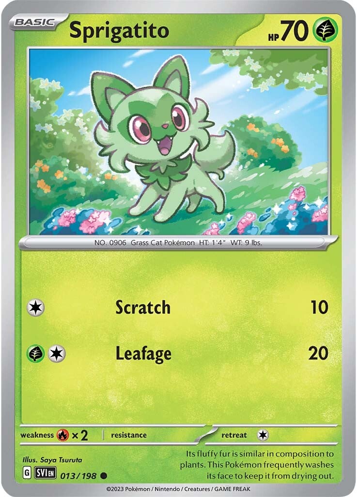 Sprigatito (013/198) [Scarlet & Violet: Base Set] | Total Play