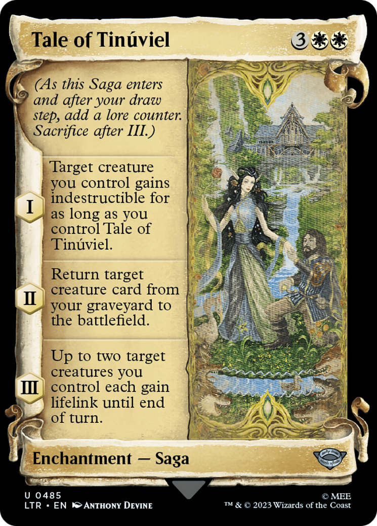 Tale of Tinuviel [The Lord of the Rings: Tales of Middle-Earth Showcase Scrolls] | Total Play