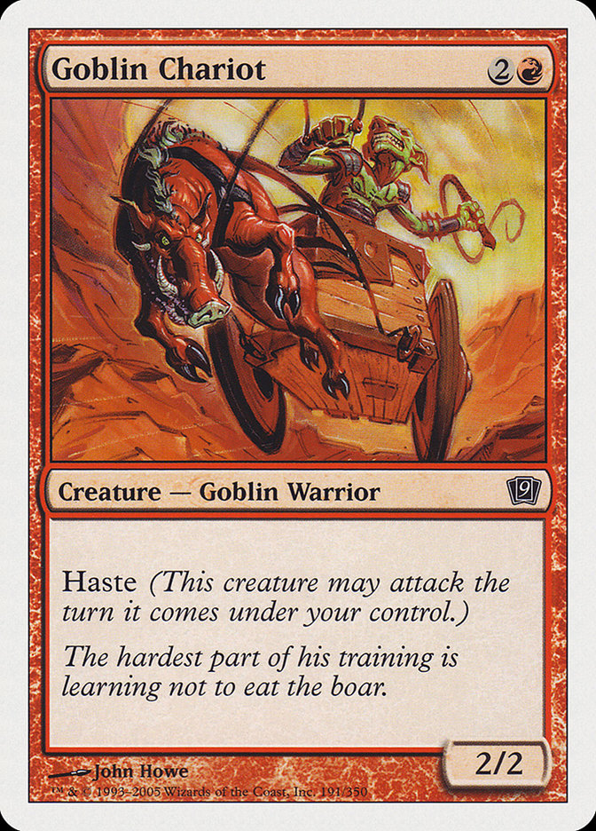 Goblin Chariot [Ninth Edition] | Total Play