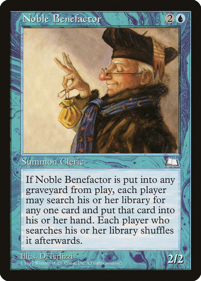 Noble Benefactor [Weatherlight] | Total Play
