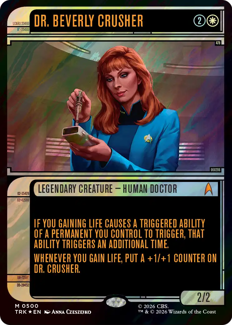 Dr. Beverly Crusher (Showcase) (Surge Foil) [Star Trek] | Total Play