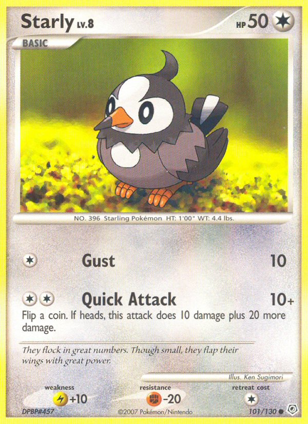 Starly (101/130) [Diamond & Pearl: Base Set] | Total Play