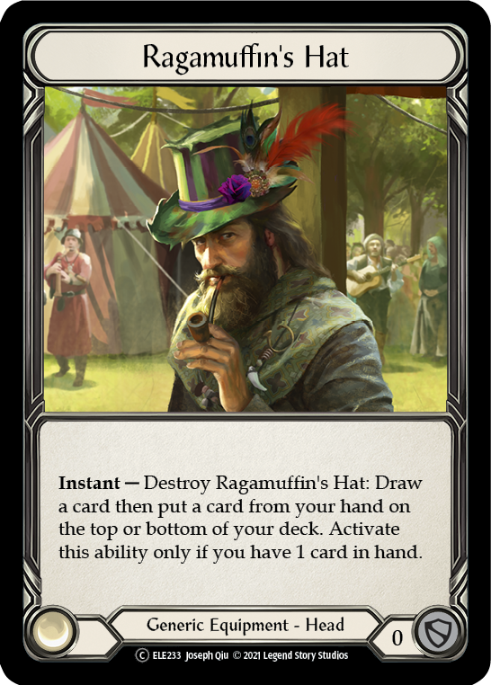 Ragamuffin's Hat [U-ELE233] (Tales of Aria Unlimited)  Unlimited Rainbow Foil | Total Play