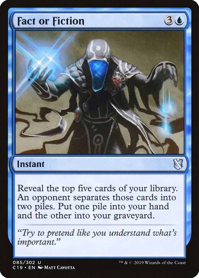 Fact or Fiction [Commander 2019] | Total Play