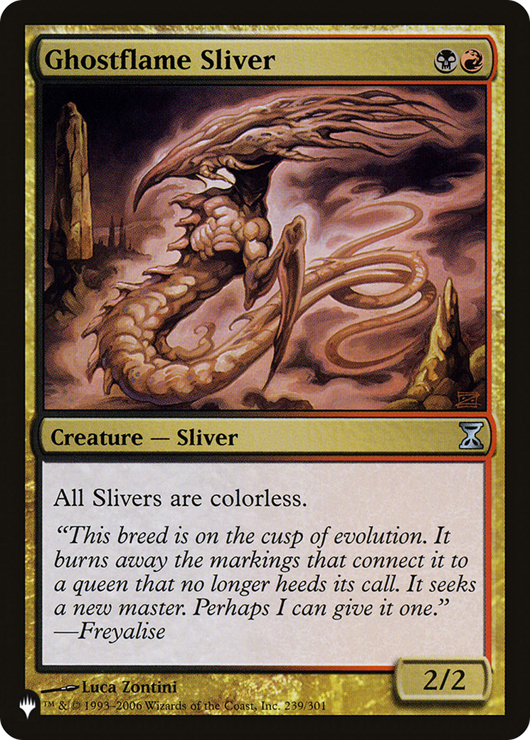 Ghostflame Sliver [The List] | Total Play