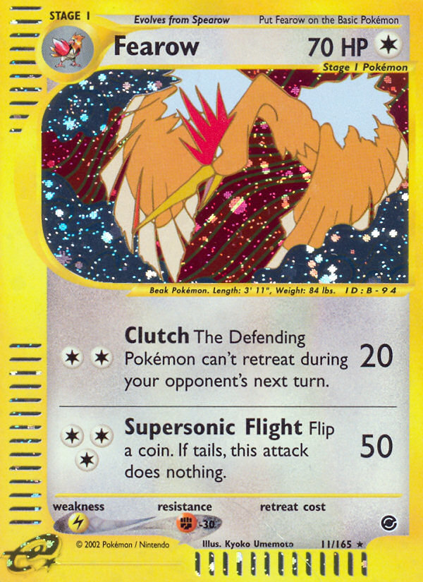 Fearow (11/165) [Expedition: Base Set] | Total Play