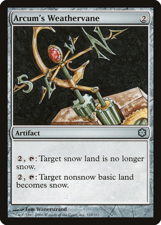 Arcum's Weathervane [Coldsnap Theme Decks] | Total Play