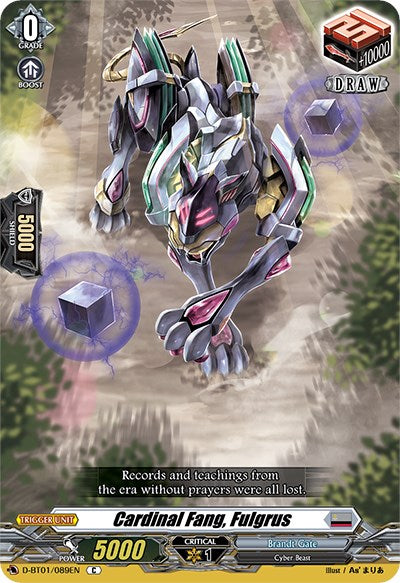 Cardinal Fang, Fulgrus (D-BT01/089EN) [Genesis of the Five Greats] | Total Play