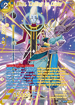 Whis, Calling to Order (SPR) (BT16-131) [Realm of the Gods] | Total Play