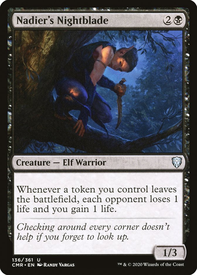 Nadier's Nightblade [Commander Legends] | Total Play