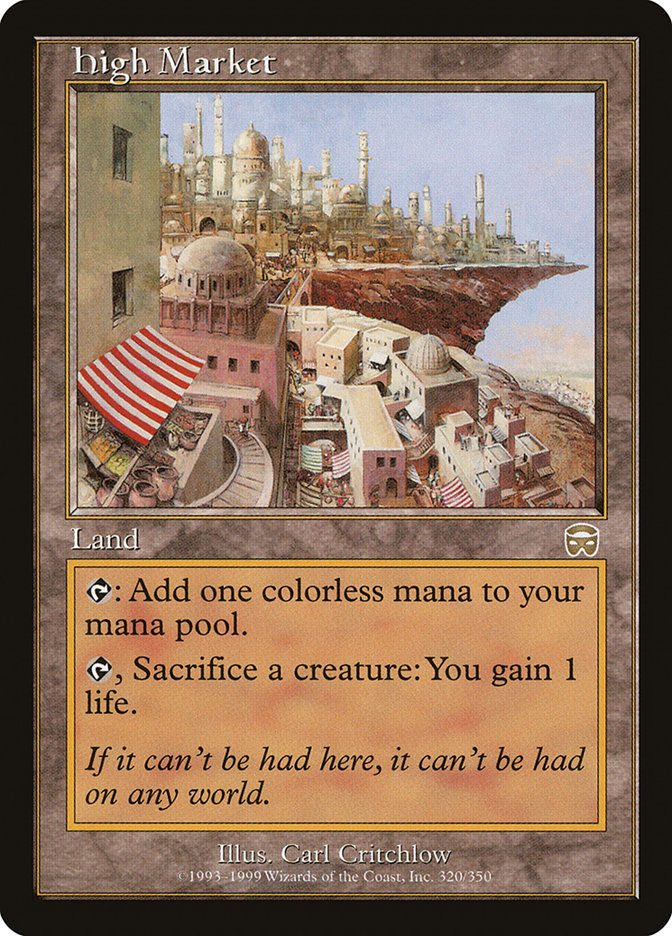 High Market [Mercadian Masques] | Total Play