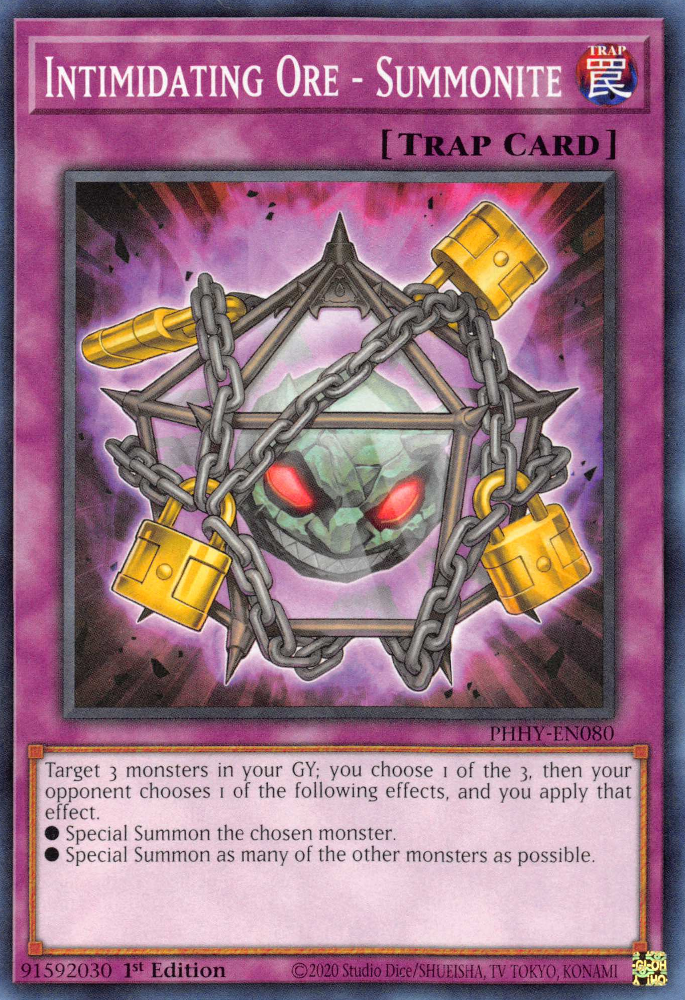 Intimidating Ore - Summonite [PHHY-EN080] Common | Total Play