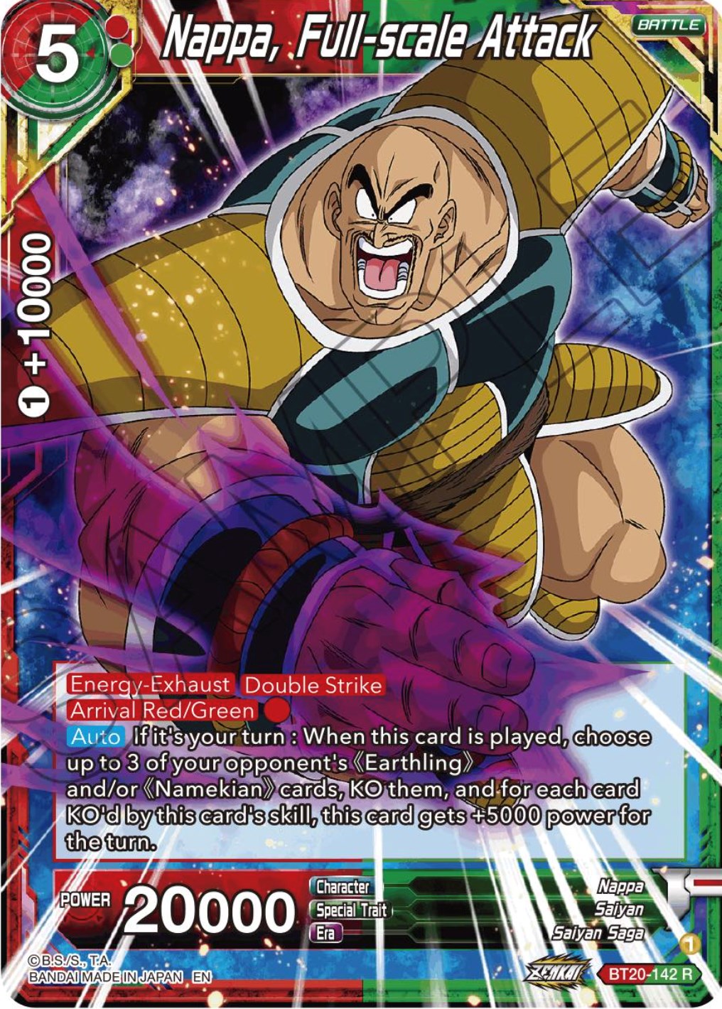 Nappa, Full-scale Attack (BT20-142) [Power Absorbed] | Total Play