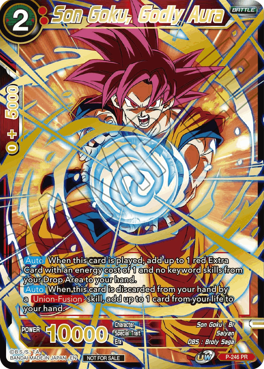 Son Goku, Godly Aura (Alt. Art Card Set 2023 Vol. 1) (P-246) [Tournament Promotion Cards] | Total Play