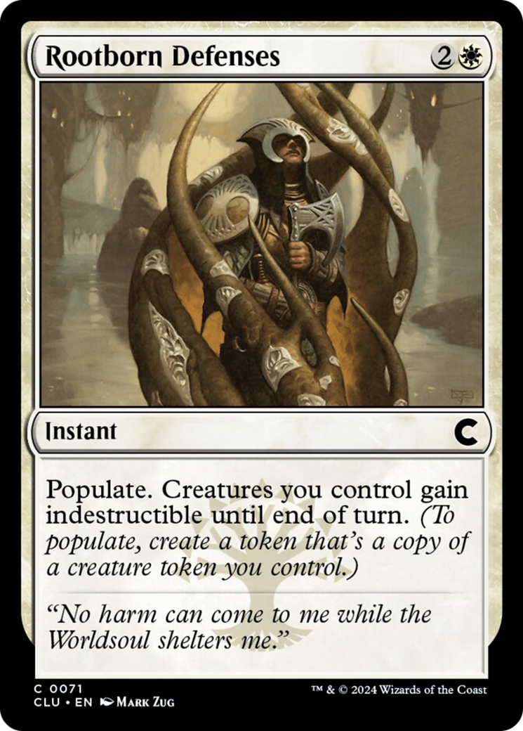 Rootborn Defenses [Ravnica: Clue Edition] | Total Play
