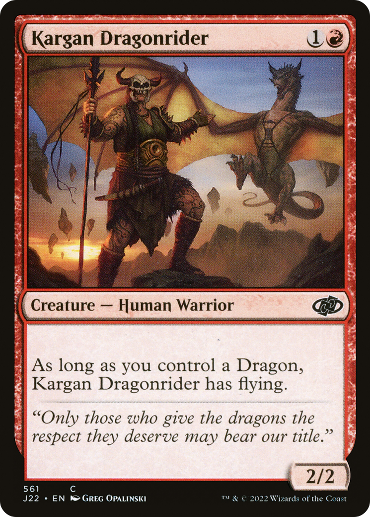 Kargan Dragonrider [Jumpstart 2022] | Total Play