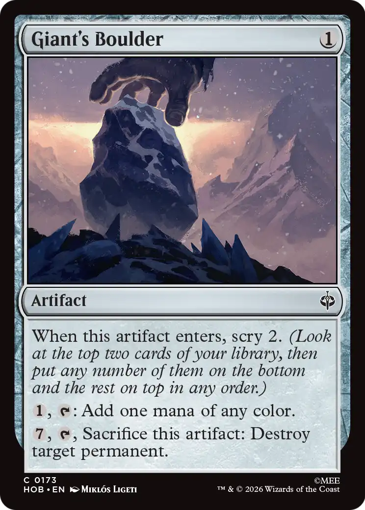 Giant's Boulder [The Hobbit] | Total Play