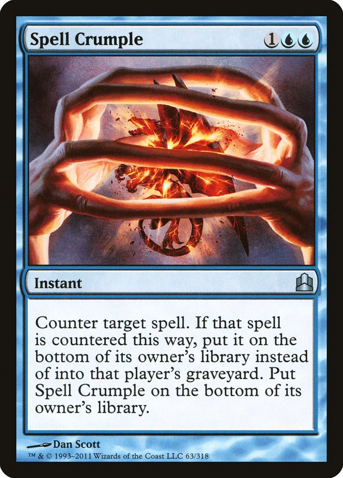 Spell Crumple [Commander 2011] | Total Play