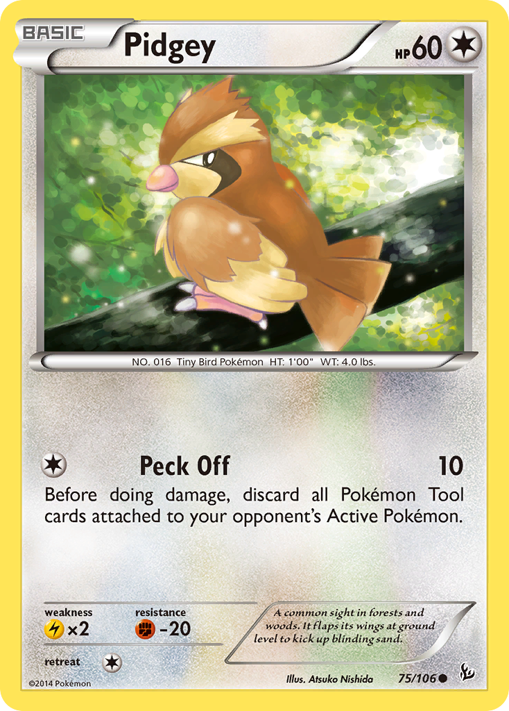 Pidgey (75/106) [XY: Flashfire] | Total Play
