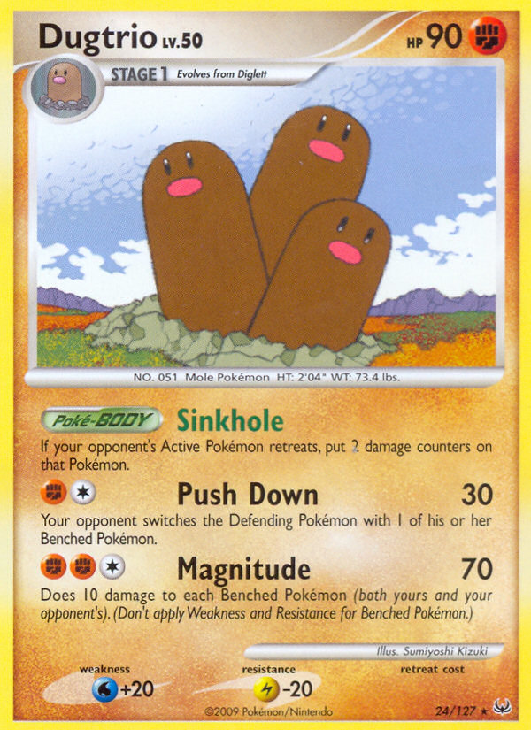 Dugtrio (24/127) [Platinum: Base Set] | Total Play