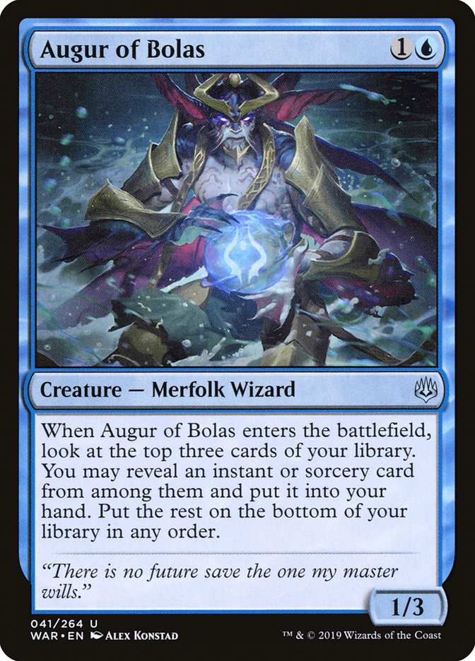 Augur of Bolas [War of the Spark] | Total Play