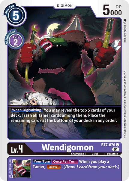 Wendigomon [BT7-070] [Next Adventure] | Total Play