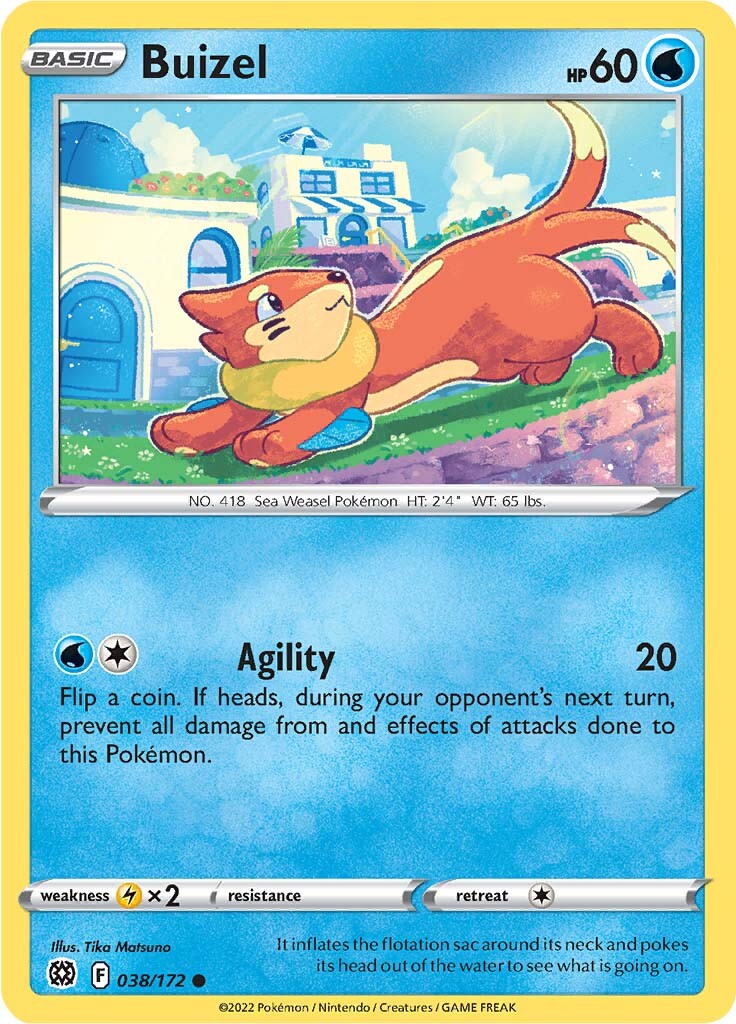 Buizel (038/172) [Sword & Shield: Brilliant Stars] | Total Play