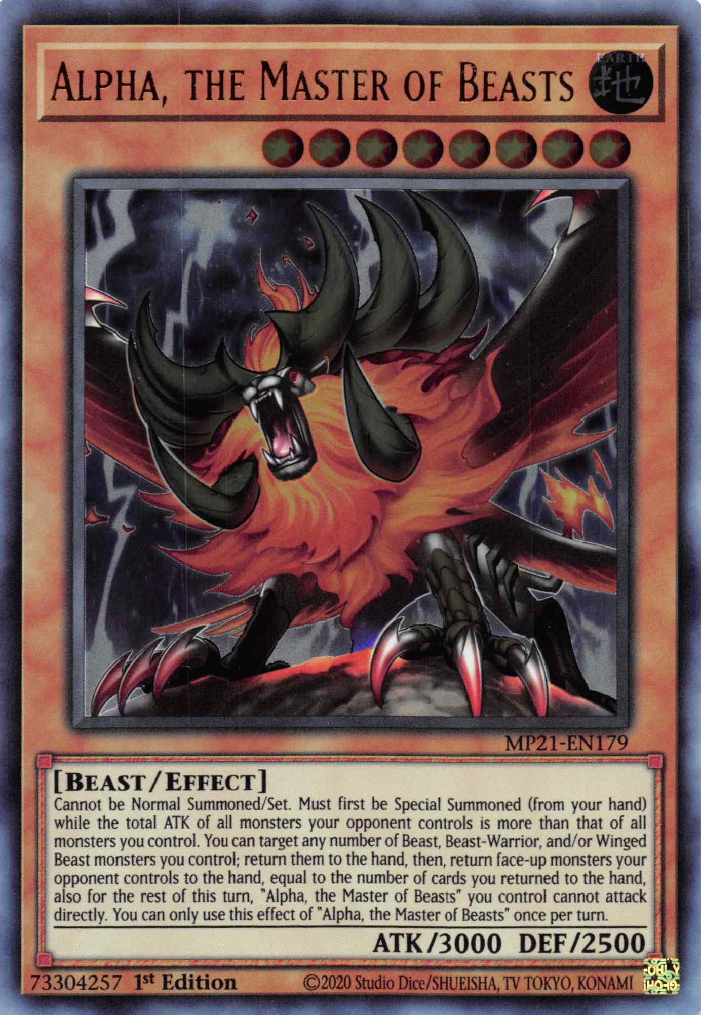 Alpha, the Master of Beasts [MP21-EN179] Ultra Rare | Total Play