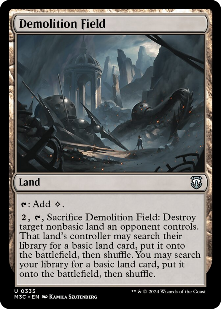 Demolition Field (Ripple Foil) [Modern Horizons 3 Commander] | Total Play