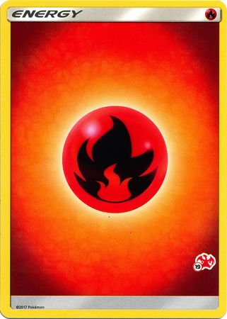 Fire Energy (Charizard Stamp #19) [Battle Academy 2020] | Total Play