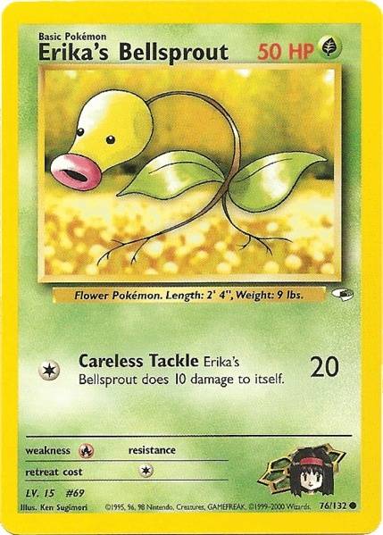 Erika's Bellsprout (76/132) [Gym Heroes Unlimited] | Total Play