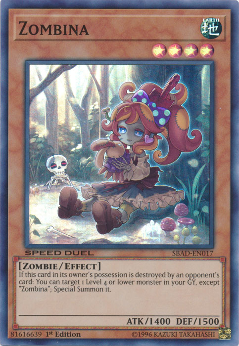 Zombina [SBAD-EN017] Super Rare | Total Play
