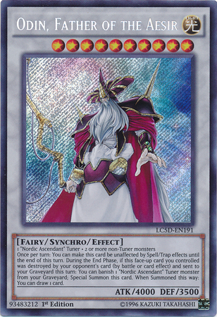 Odin, Father of the Aesir [LC5D-EN191] Secret Rare | Total Play