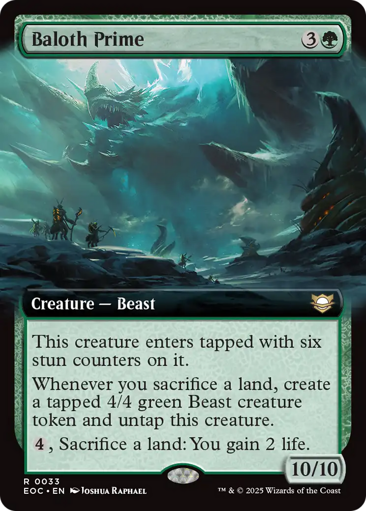 Baloth Prime (Extended Art) [Edge of Eternities Commander] | Total Play