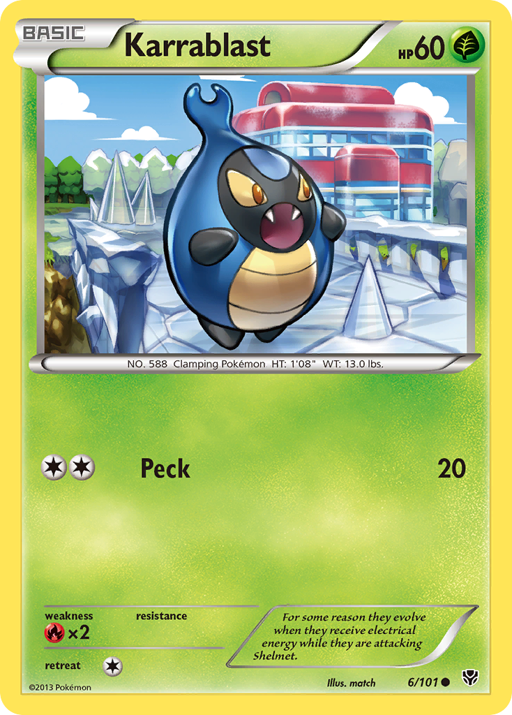 Karrablast (6/101) [Black & White: Plasma Blast] | Total Play