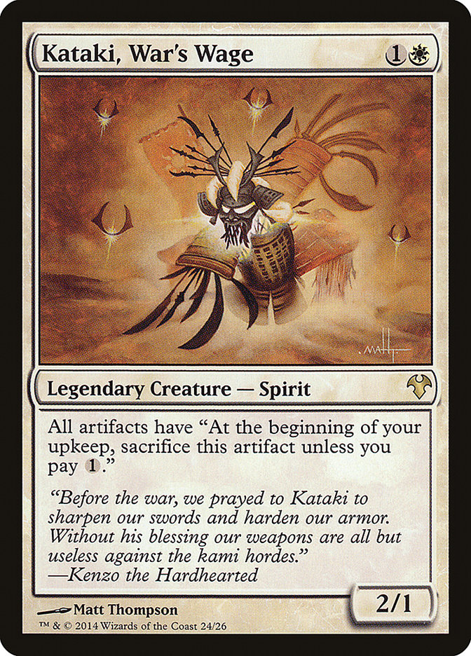 Kataki, War's Wage [Modern Event Deck 2014] | Total Play
