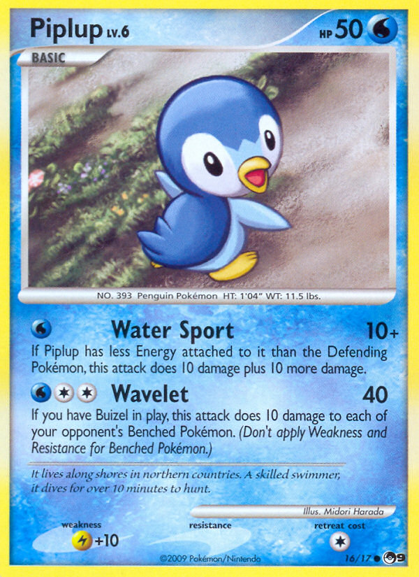 Piplup (16/17) [POP Series 9] | Total Play