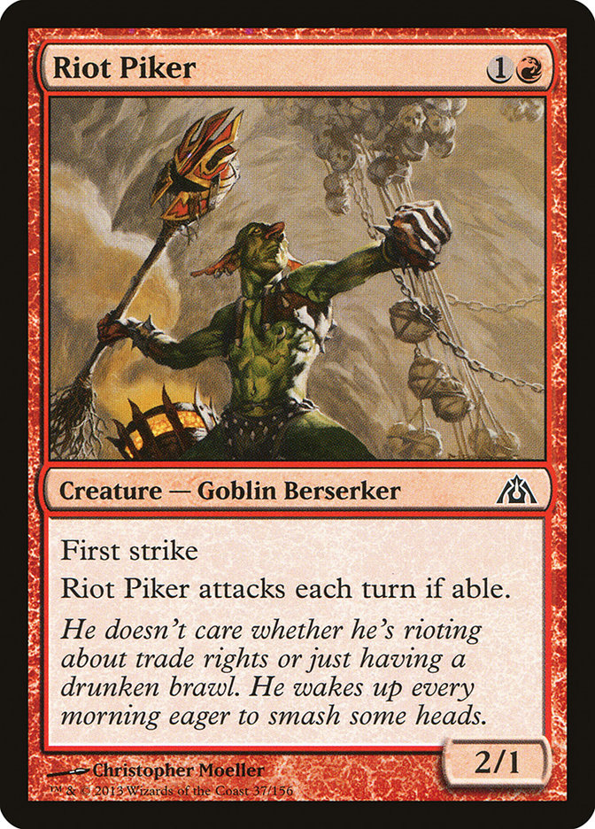 Riot Piker [Dragon's Maze] | Total Play