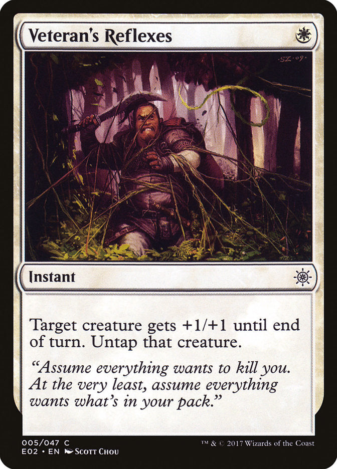 Veteran's Reflexes [Explorers of Ixalan] | Total Play