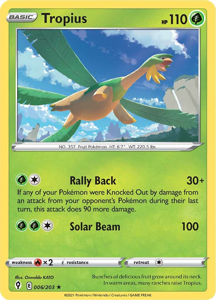 Tropius (006/203) [Sword & Shield: Evolving Skies] | Total Play