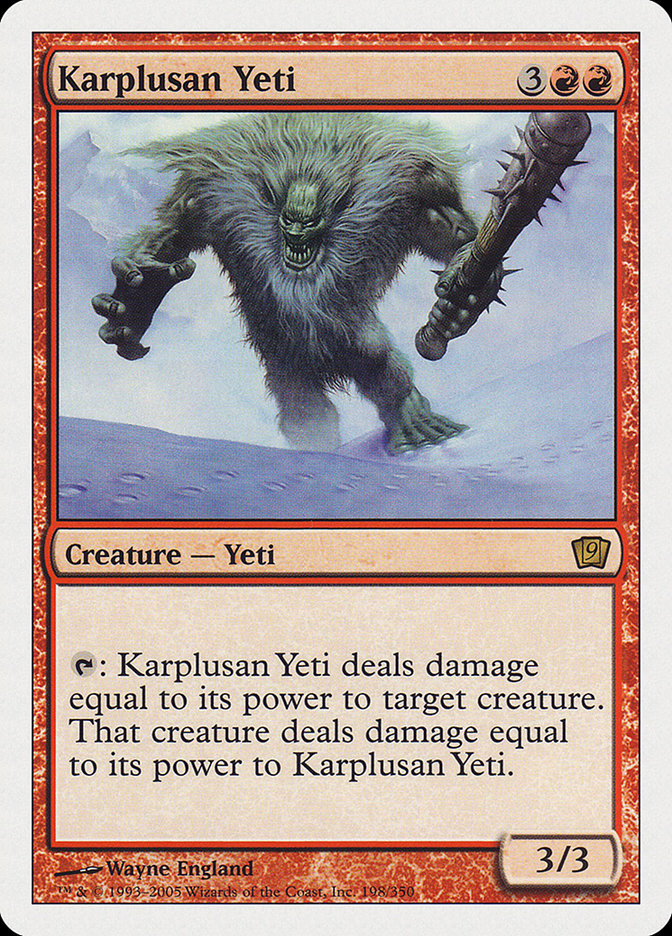 Karplusan Yeti [Ninth Edition] | Total Play
