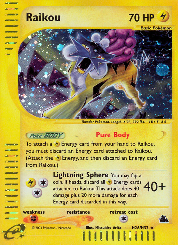 Raikou (H26/H32) [Skyridge] | Total Play